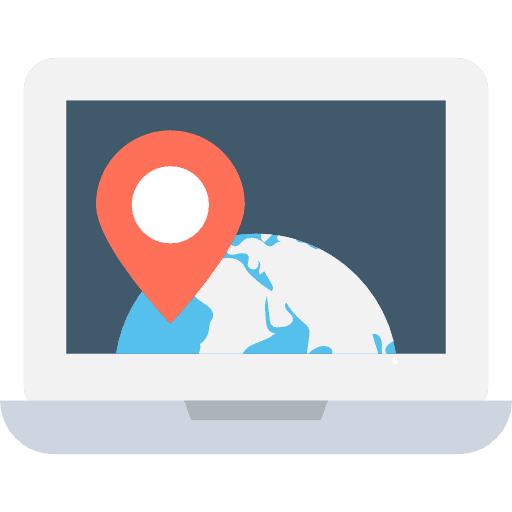 Laptop electronic computing technology icon