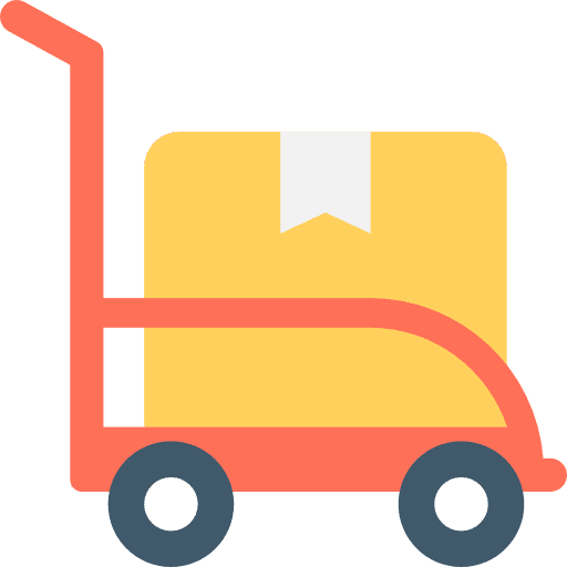 Package delivery business package icon