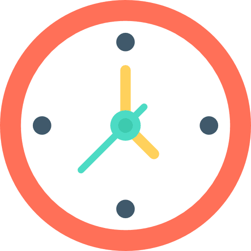 Wall clock wall clock time and date time icon