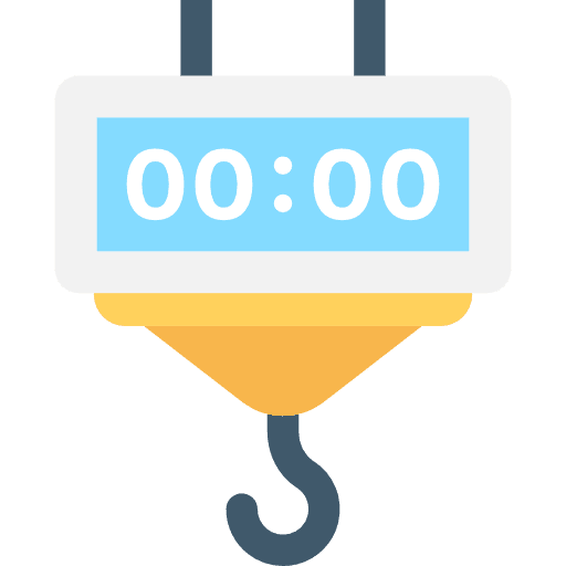 Crane construction and tools crane construction icon