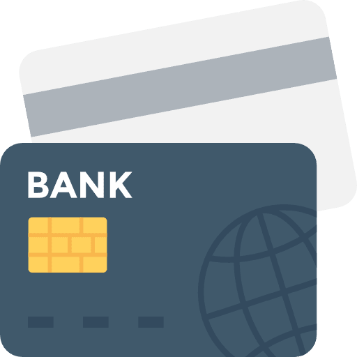 Credit card payment method commerce pay icon