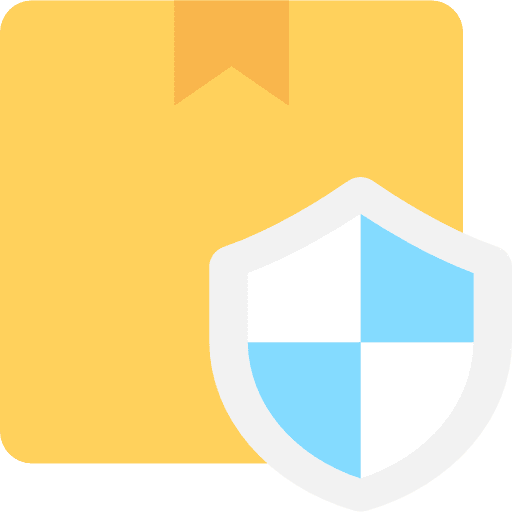 Package delivery shipping and delivery cardboard icon