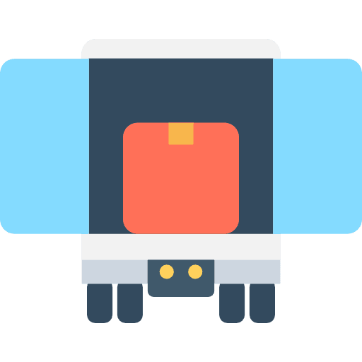 Delivery truck trucking vehicle delivery truck icon