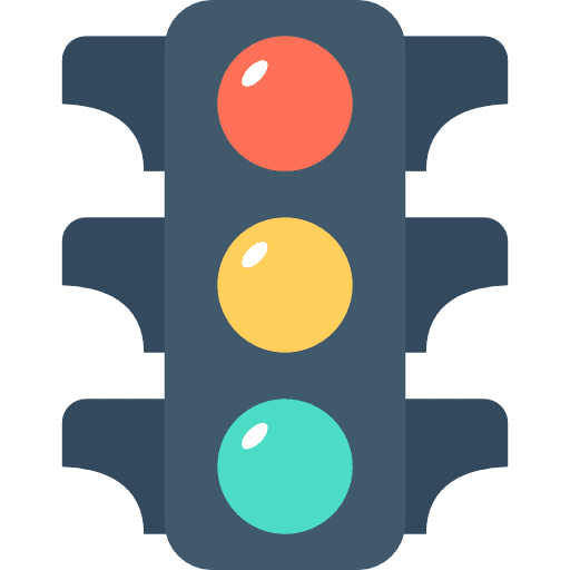 Traffic light road sign light transportation icon