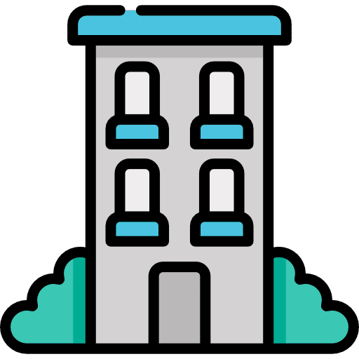 Building urban cityscape architecture and city icon Building urban cityscape architecture and city icon