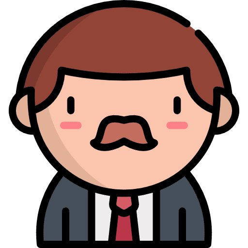 Worker head boss executive icon