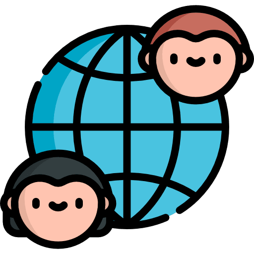 Worldwide business and finance interface world icon Worldwide business and finance interface world icon