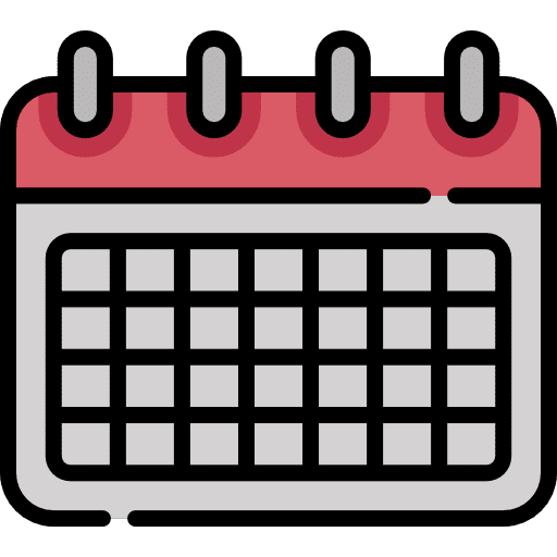 Calendar schedule administration time and date icon Calendar schedule administration time and date icon