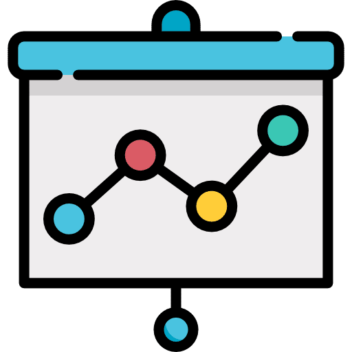 Presentation statistics financial finances icon Presentation statistics financial finances icon