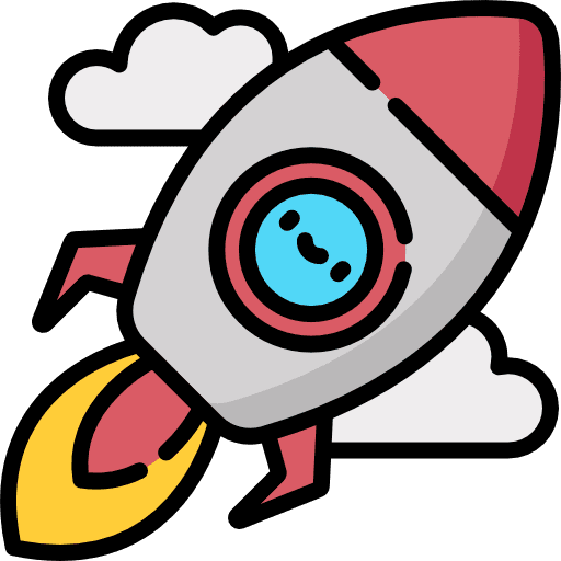 Spaceship transportation rocket ship launch spaceship icon Spaceship transportation rocket ship launch spaceship icon