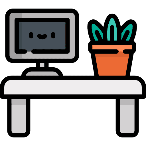 Workplace worksite furniture elegant icon Workplace worksite furniture elegant icon