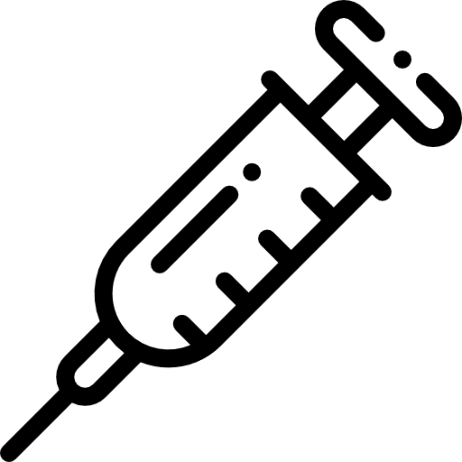 Injection needle injection insulin icon