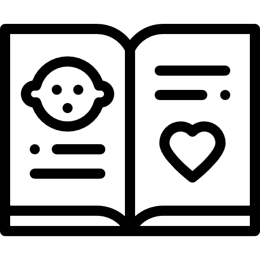 Book love information parenthood icon