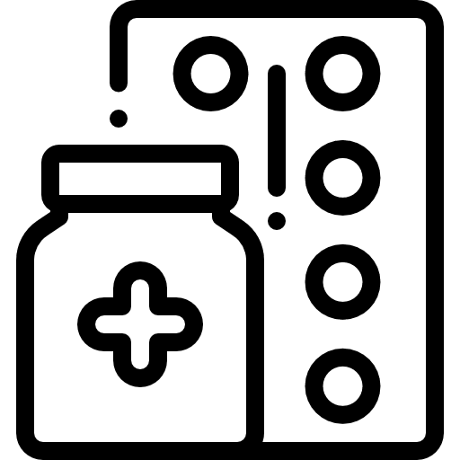 Medicines medical tablet healthcare and medical icon