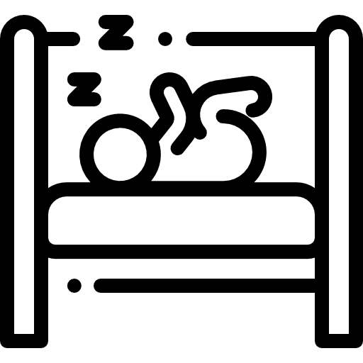 Sleep protection sleep fence icon