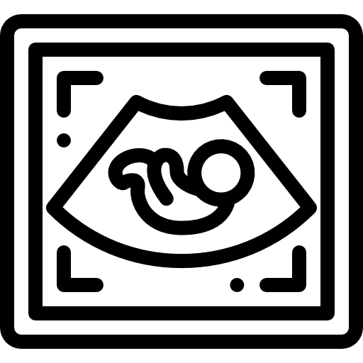 Ultrasound electronics technology ultrasound icon