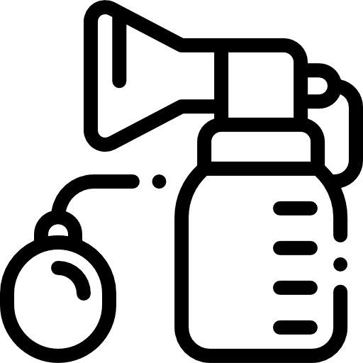 Breast pump kid and baby breast pump maternity icon