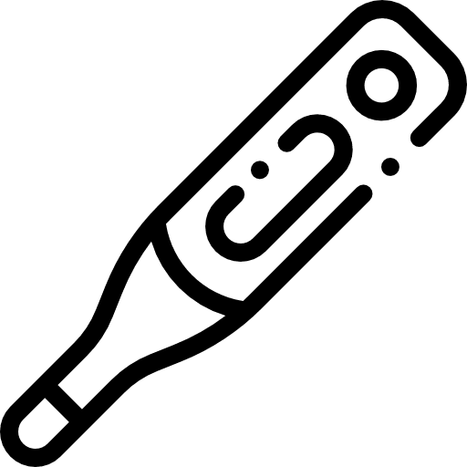 Thermometer healthcare and medical celsius degrees icon