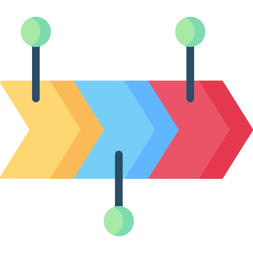 Timeline chronology ui graphic icon