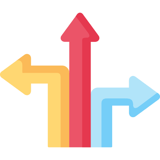 Arrows flexibility arrows multiple icon Arrows flexibility arrows multiple icon