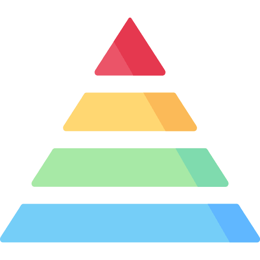Pyramid statistics pyramid chart stats icon Pyramid statistics pyramid chart stats icon