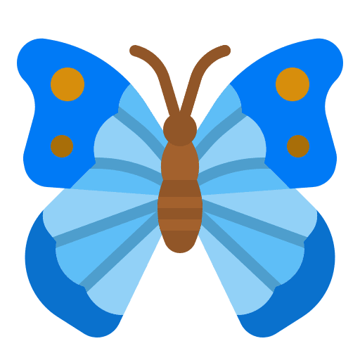 Butterfly butterfly animals entomology icon