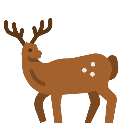 Deer deer stag buck icon