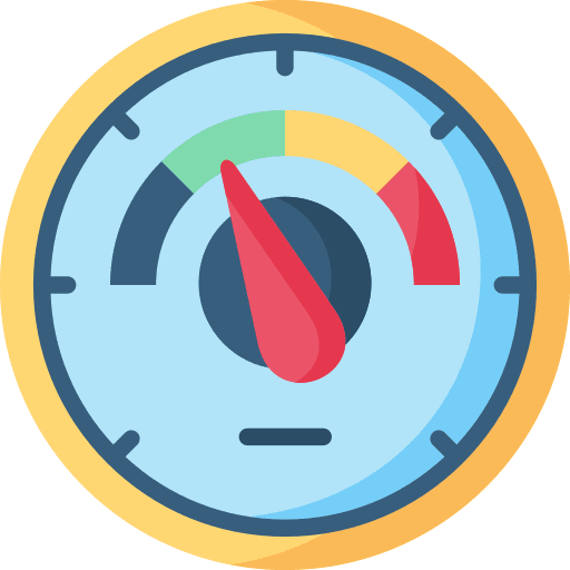 Performance speedometer measure velocity icon Performance speedometer measure velocity icon