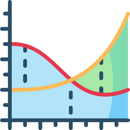 Statistics growth graphic business and finance icon Statistics growth graphic business and finance icon