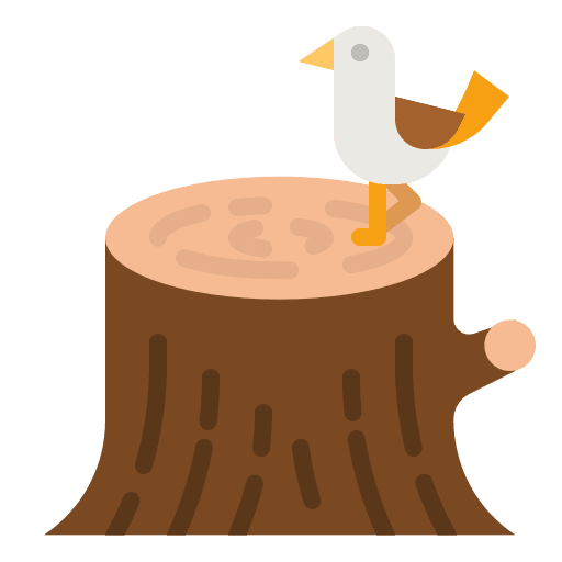 Wood wood timber woodland icon