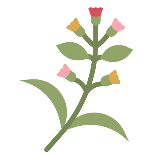 Flower plant blossom botanical icon Flower plant blossom botanical icon