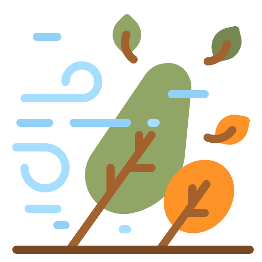 Wind nature fall leaf icon Wind nature fall leaf icon