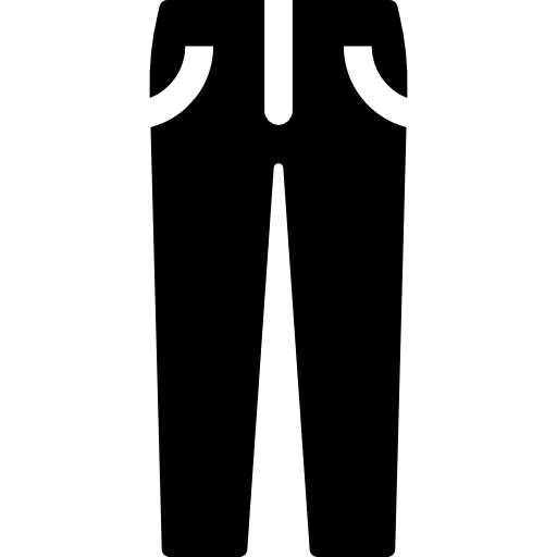 Pants fashion clothing garment icon