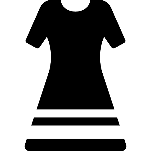 Dress femenine boutique clothing icon