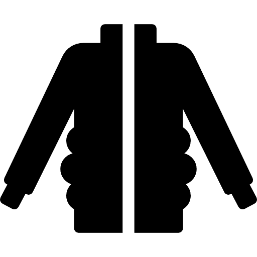 Jacket warm fashion clothing icon