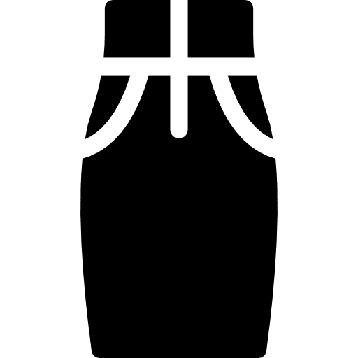 Skirt femenine garment boutique icon