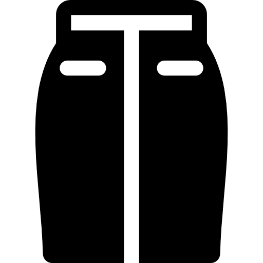 Skirt garment clothing femenine icon