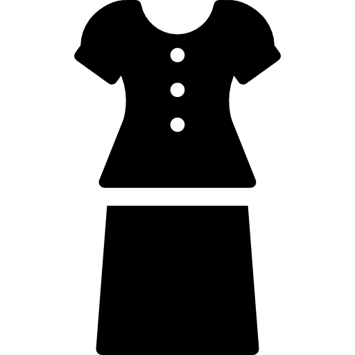 Women suit fashion boutique garment icon