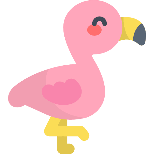 Flamingo bird flamingos flamingo icon