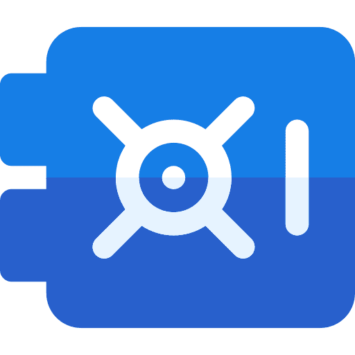 Vault secure vault money icon