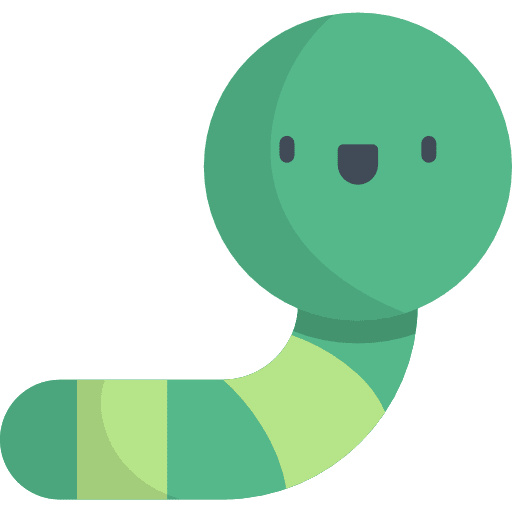 Caterpillar worm insect animal kingdom icon
