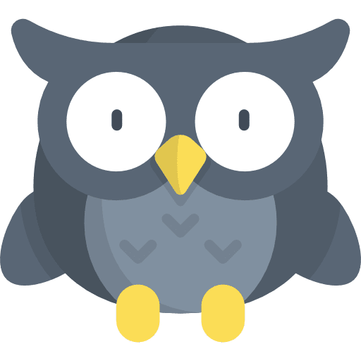 Owl hunter bird owl icon