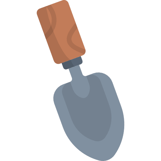 Shovel home repair gardening improvement icon Shovel home repair gardening improvement icon