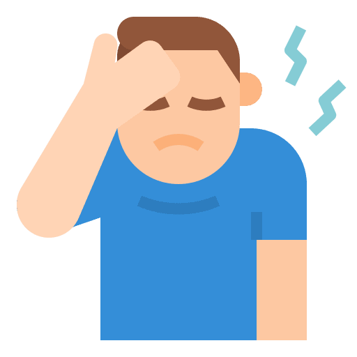 Fatigue covid covid 19 disease icon