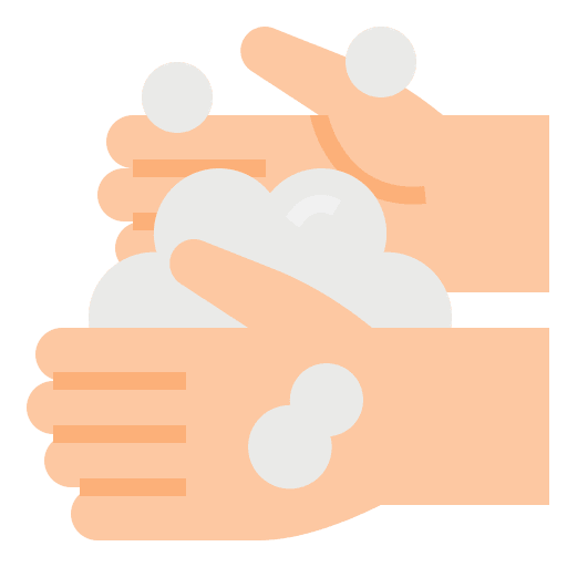 Wash your hands coronavirus disease virus icon