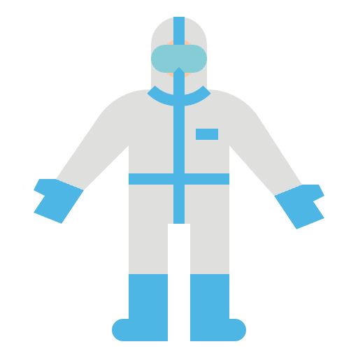 Protective wear disease safety coronavirus icon Protective wear disease safety coronavirus icon