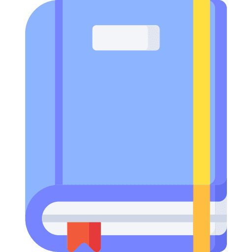 Book notebook address book education icon