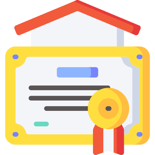 Certificate certification certificate graduate icon Certificate certification certificate graduate icon