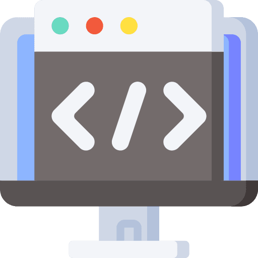 Coding computer web symbols icon Coding computer web symbols icon