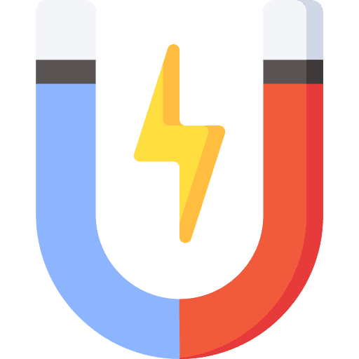 Magnet physics education magnetism icon Magnet physics education magnetism icon